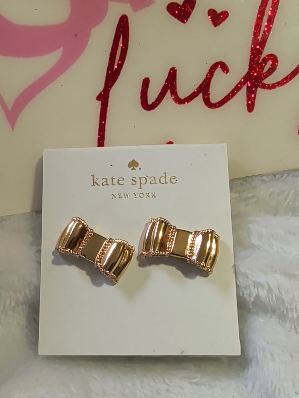 Kate Spade New York "All Wrapped Up" Bow Stud Earrings
